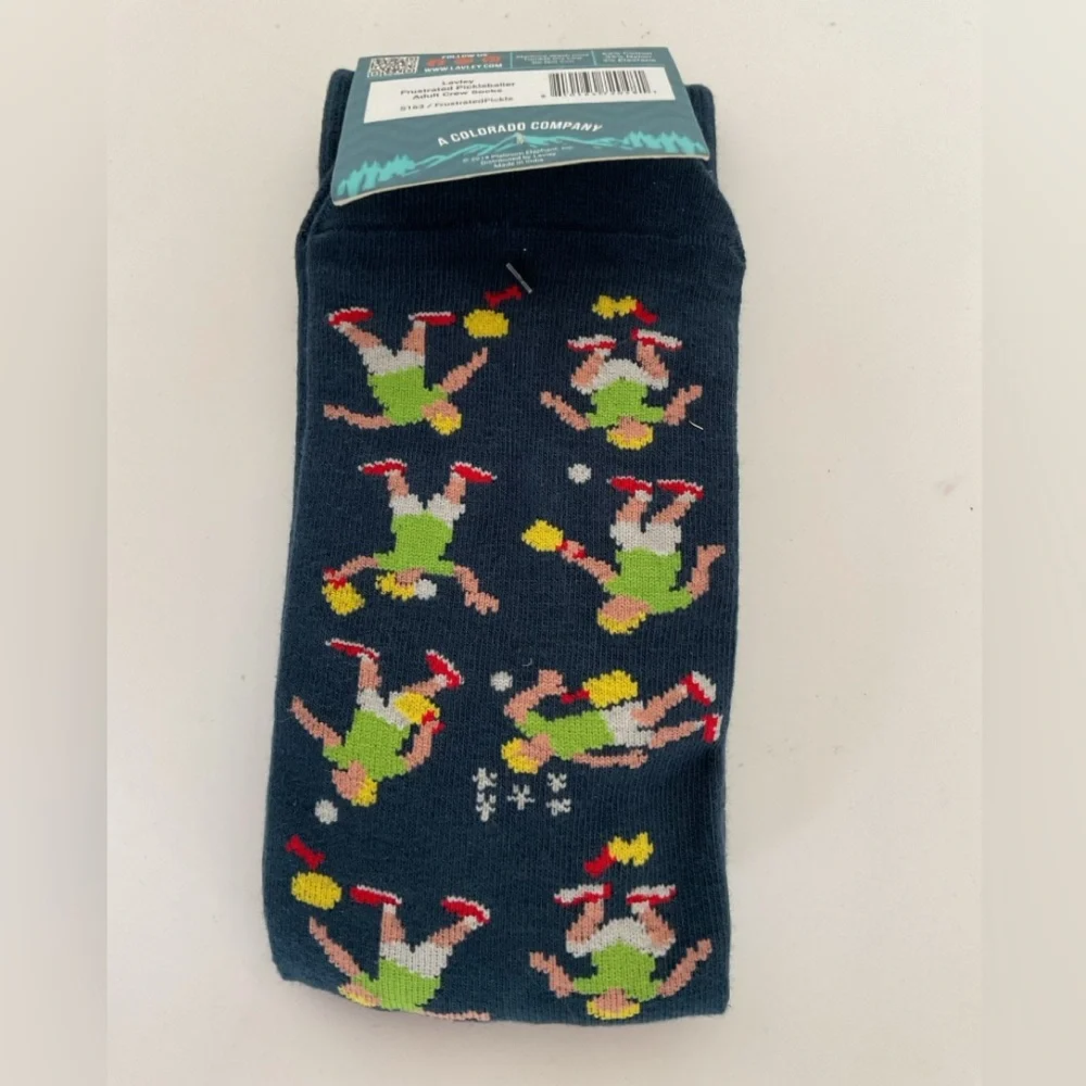 Lavley Frustrated Pickleball Socks NWT